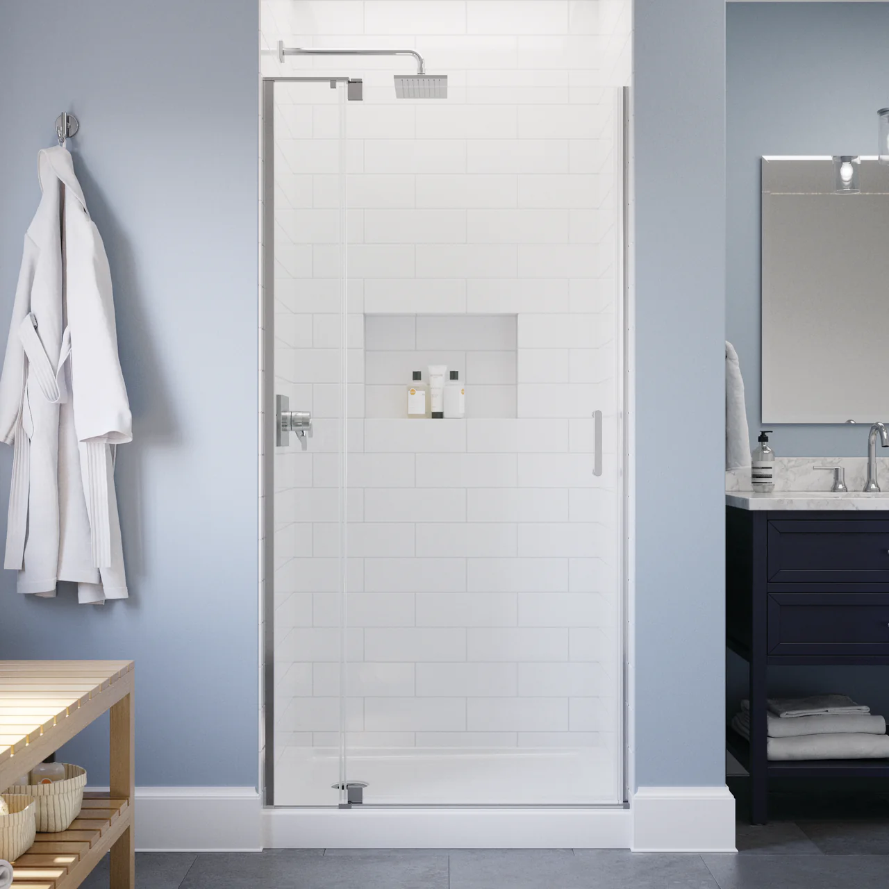 Delta Wilder Pivoting Shower Doors